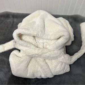 Pottery Barn Double sided faux fur robe XL